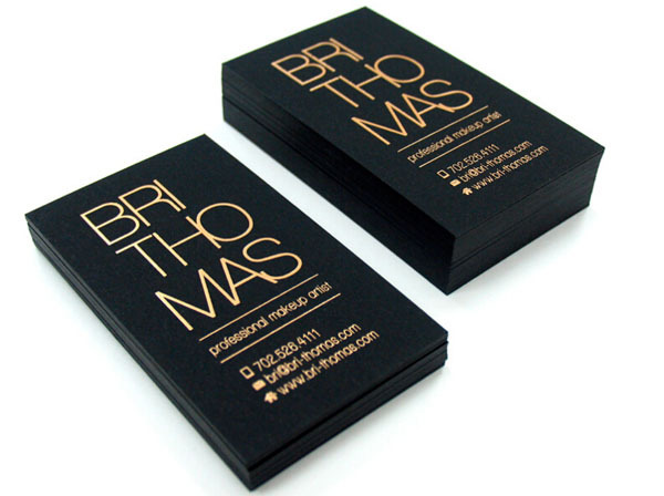 Foil Coating Business Cards