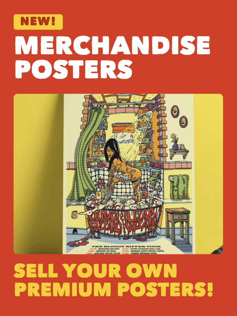 Merchandise poster printing