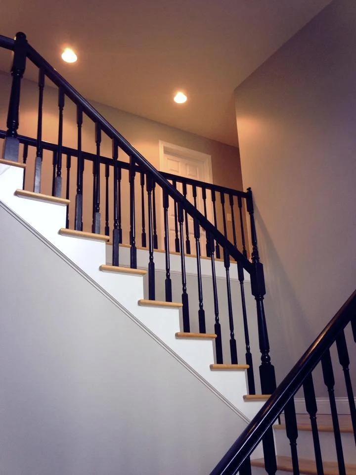 Paining stairs and halls