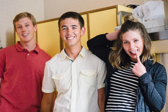 Allen, Josh, and Julia.  Not only am I their bartender, but I'm also their photographer.  