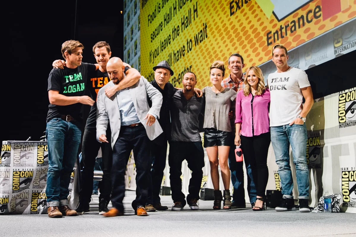 The cast of Veronica Mars.