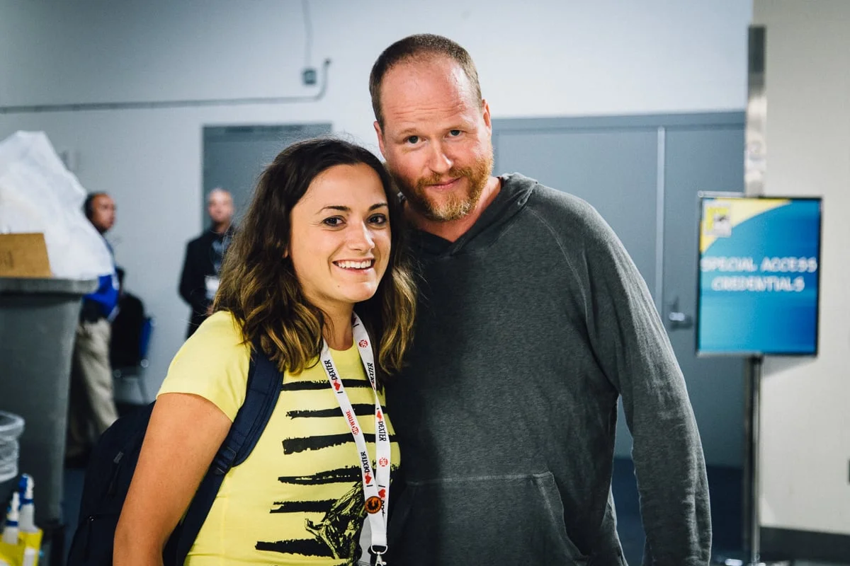 Pamela swooning with Joss.. 