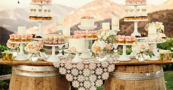 Viennese table of desserts