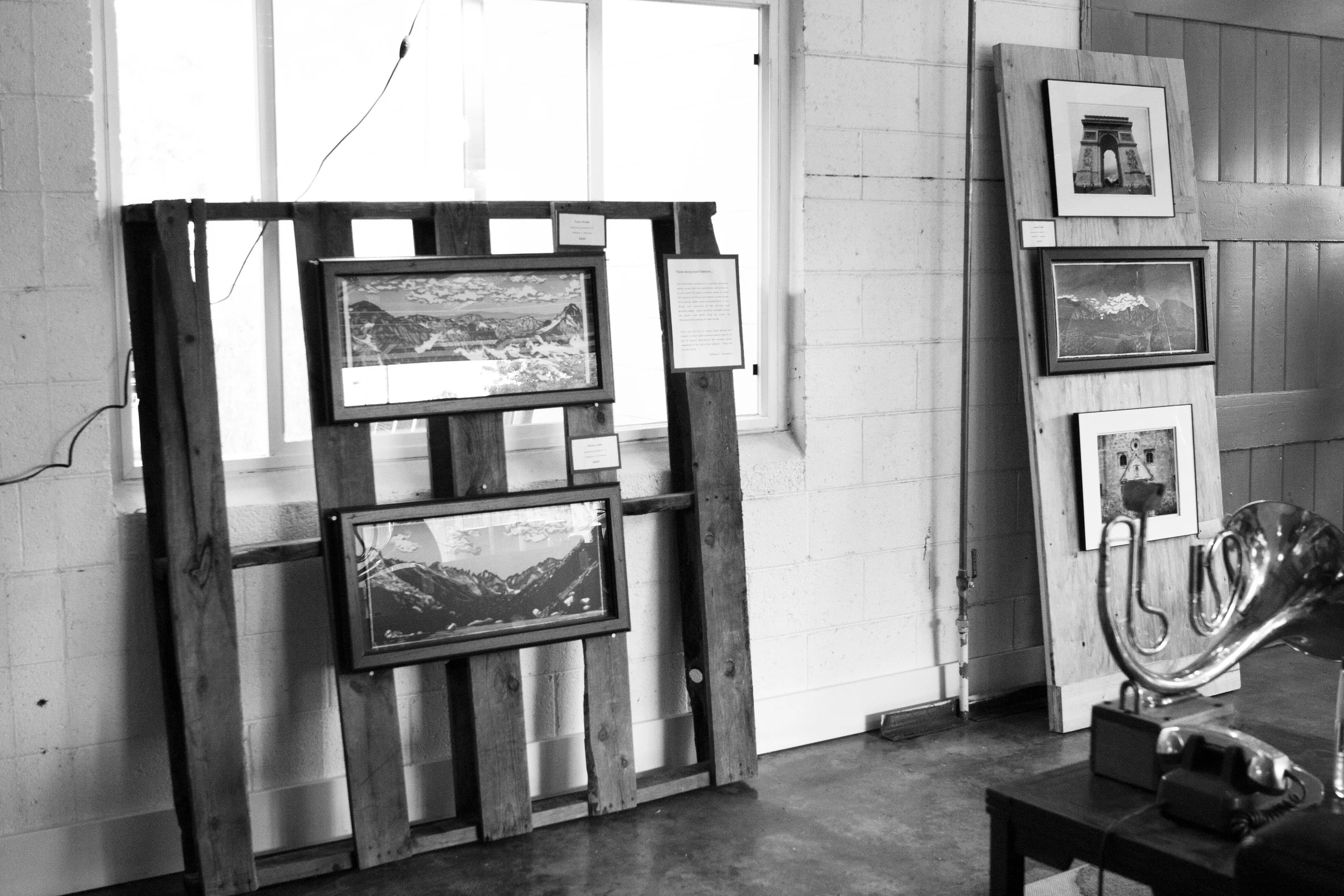 Woodcuts by Matthew Chouteau & Photos by John Dale Photo by Erin Grace Photography