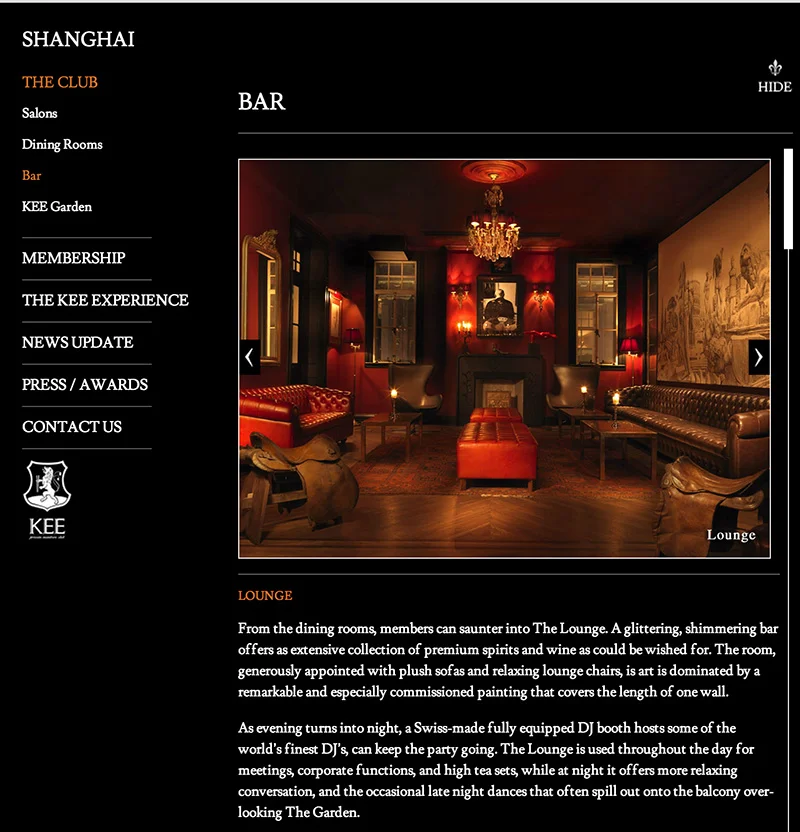 Kee Club Website