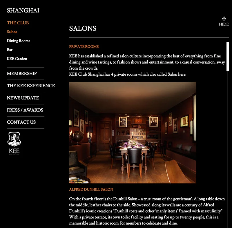 Kee Club Website