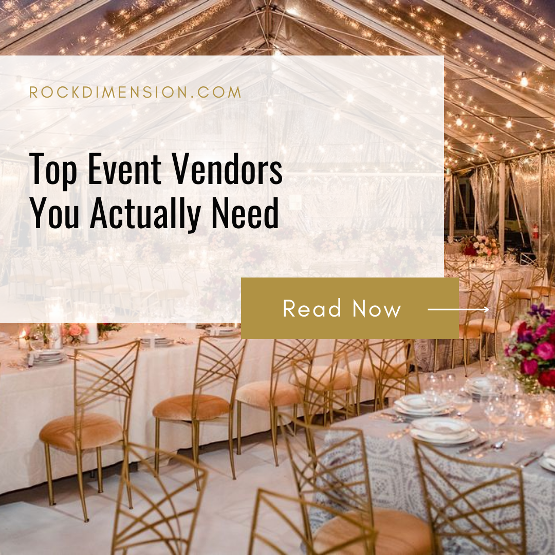 Top Event Vendors You Actually Need