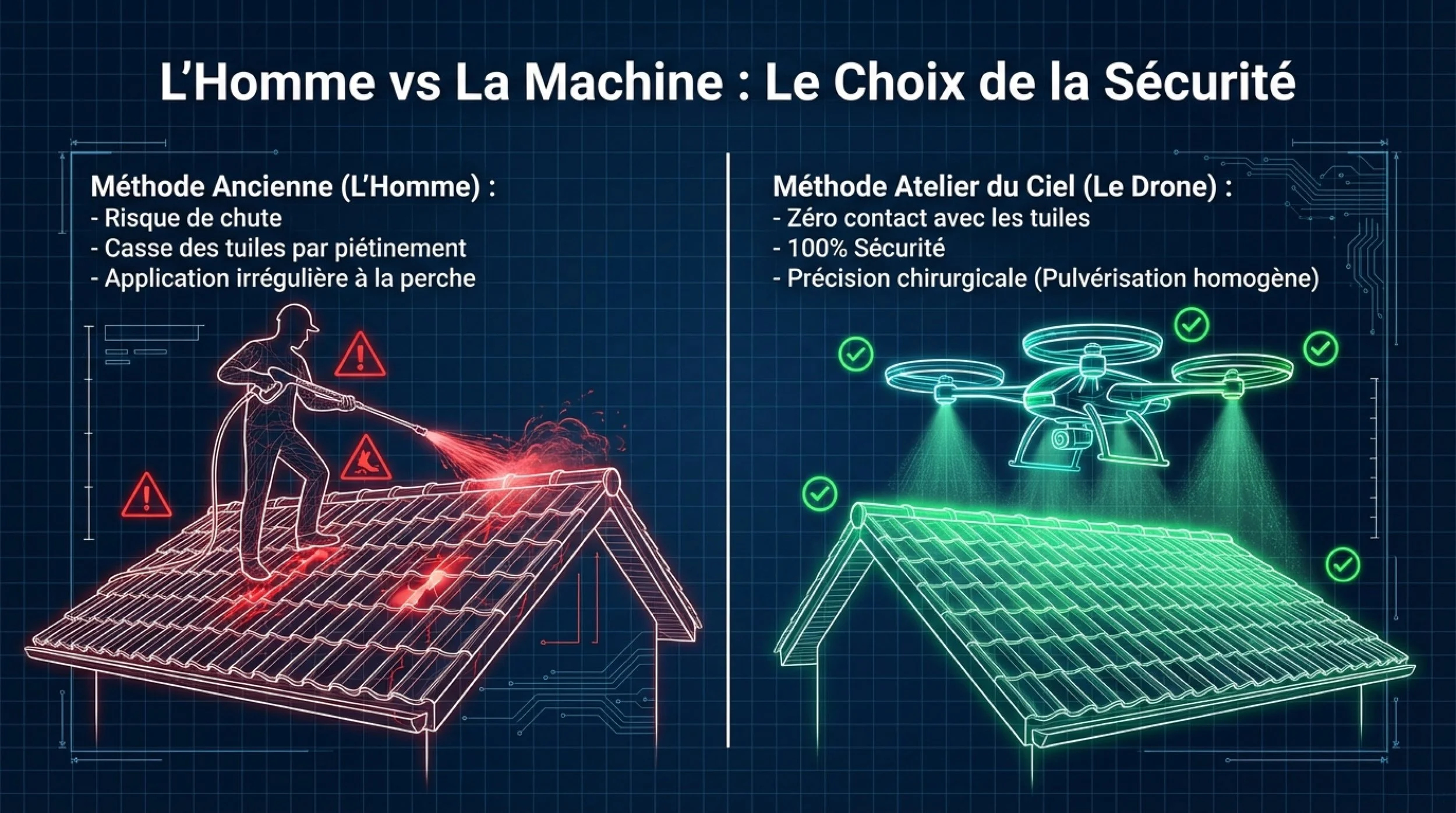 Comparaison des solutions