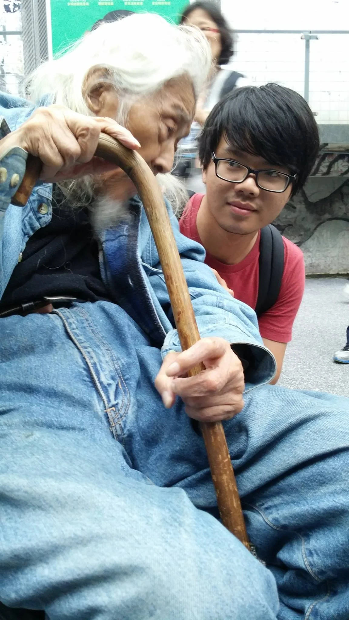 Su Beng and Liao Chein-hua (廖建華) director of The Last Insurrection (末代叛亂犯)