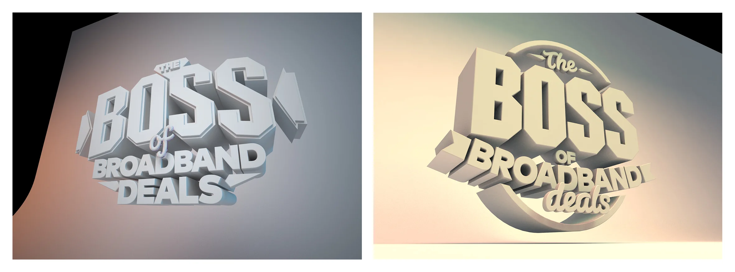  Concepts for 3D TalkTalk Boss of Broadband Deals. 