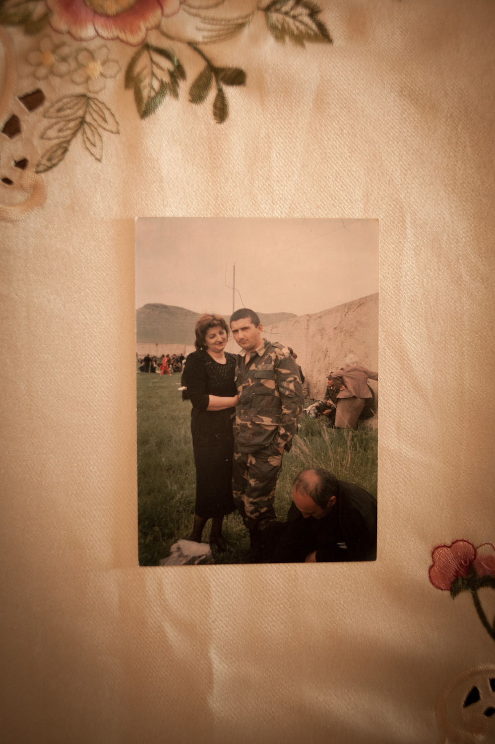 While serving, Tigran recounted that a younger, weaker soldier was being
hazed by the officers and was hit. Tigran had stepped in and criticized
the officers. The Ohanjanyans believe their son's death was related to
this incident.