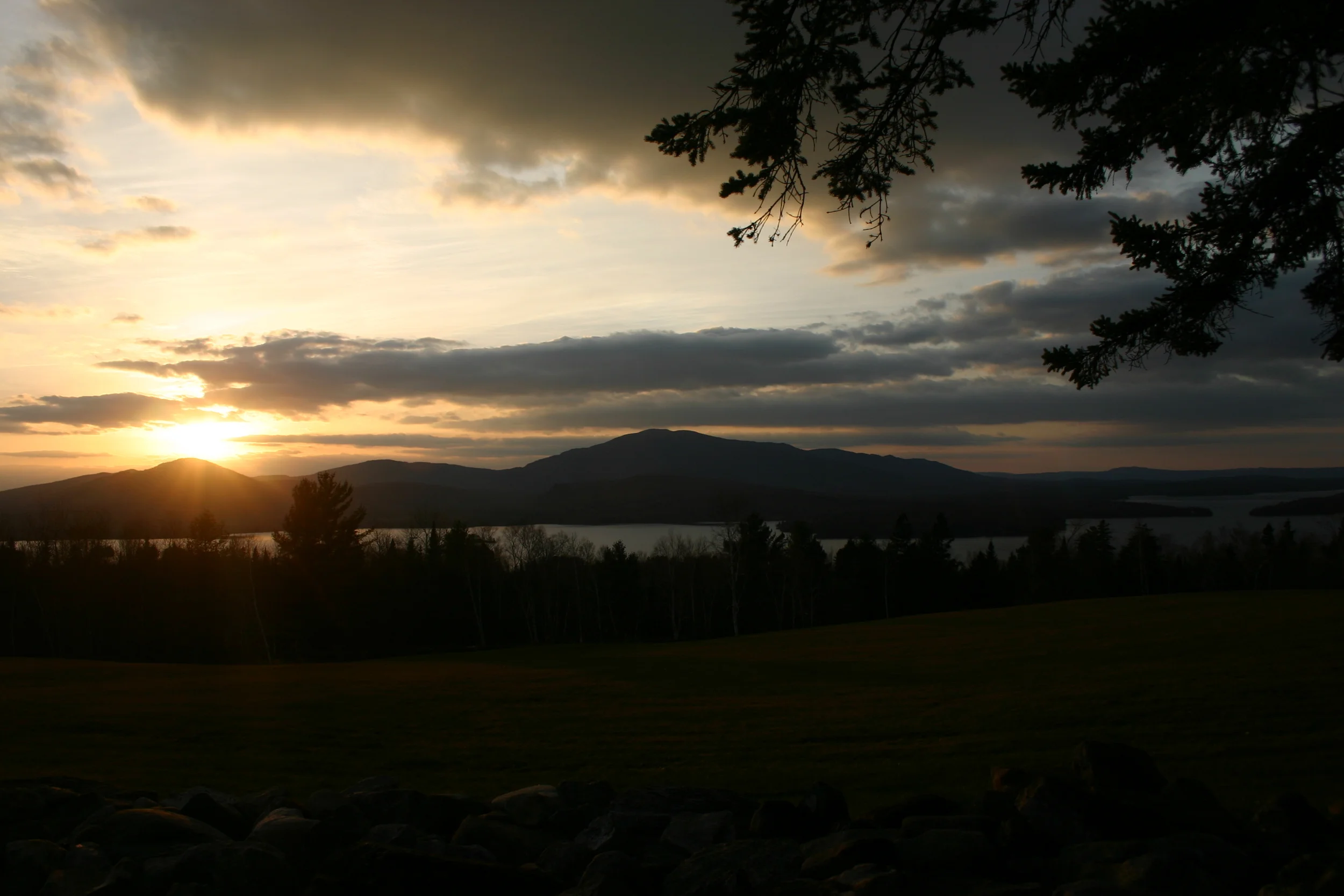 Sunset on Moosehead Lake