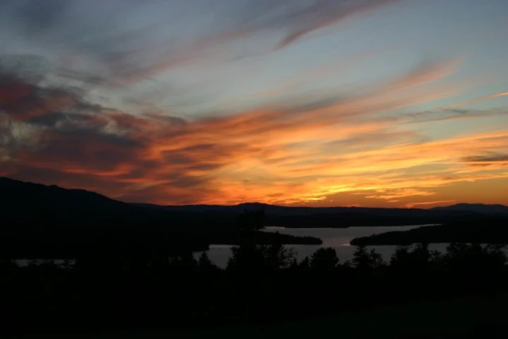 Moosehead Lake sunset