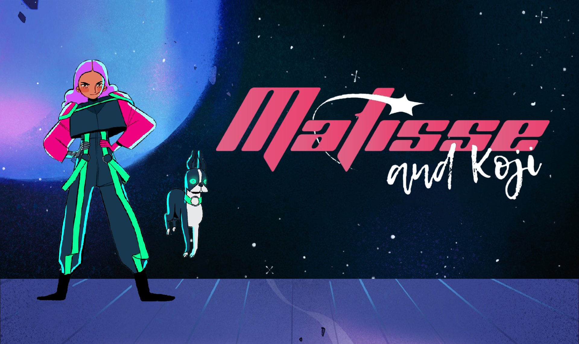 <b>Matisse and Koji</b><br>Animated Sci-Fi Series