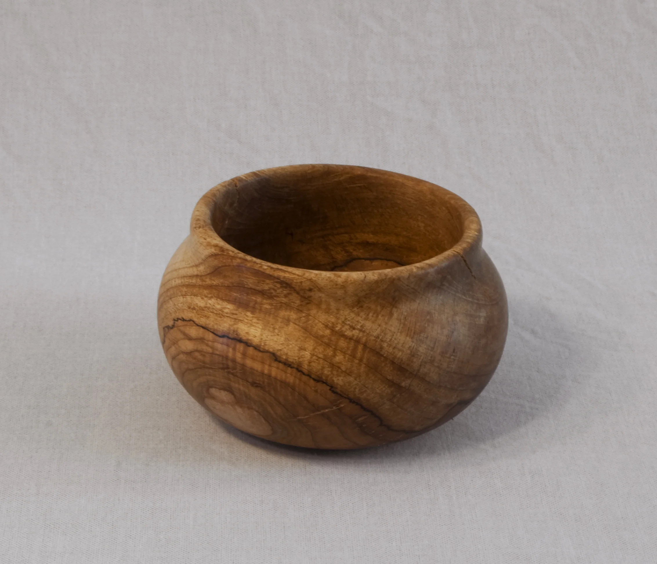 Turned Spalted Maple Bowl