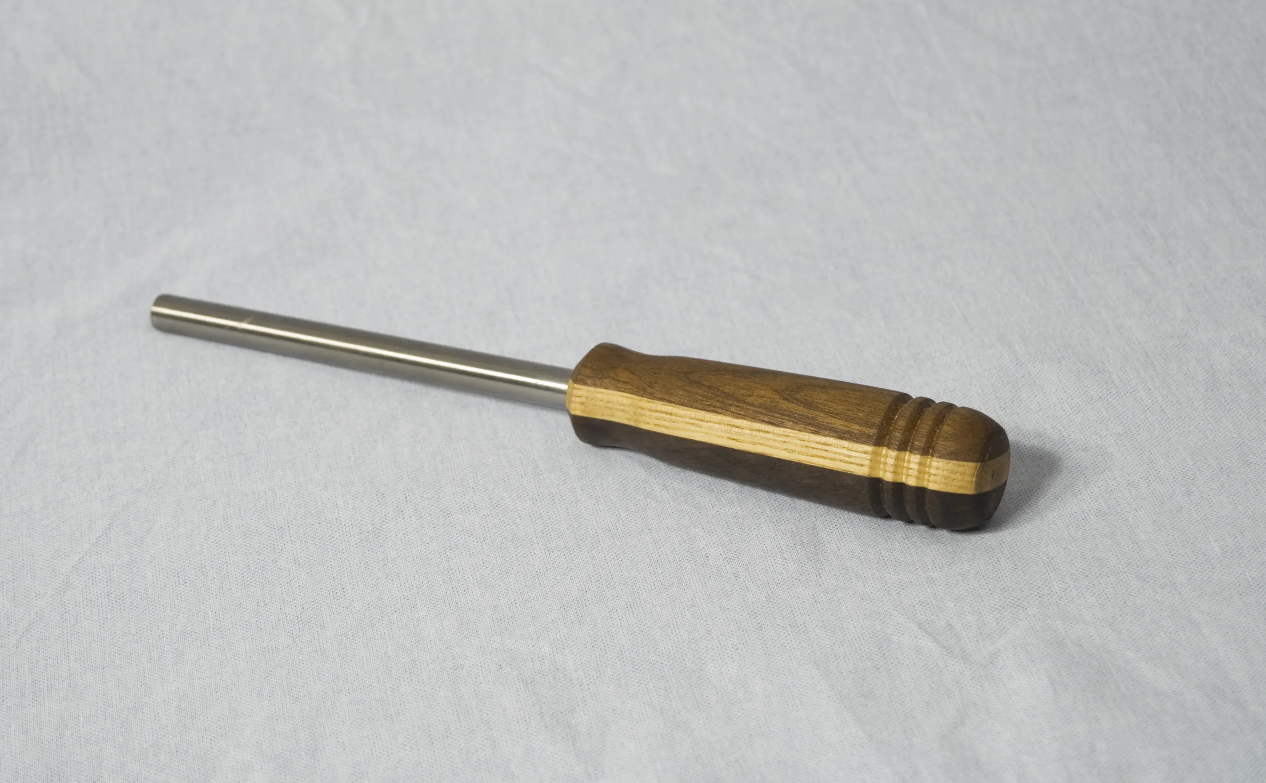 Turned Burnishing Rod - Black Walnut, Ash, Mahogany