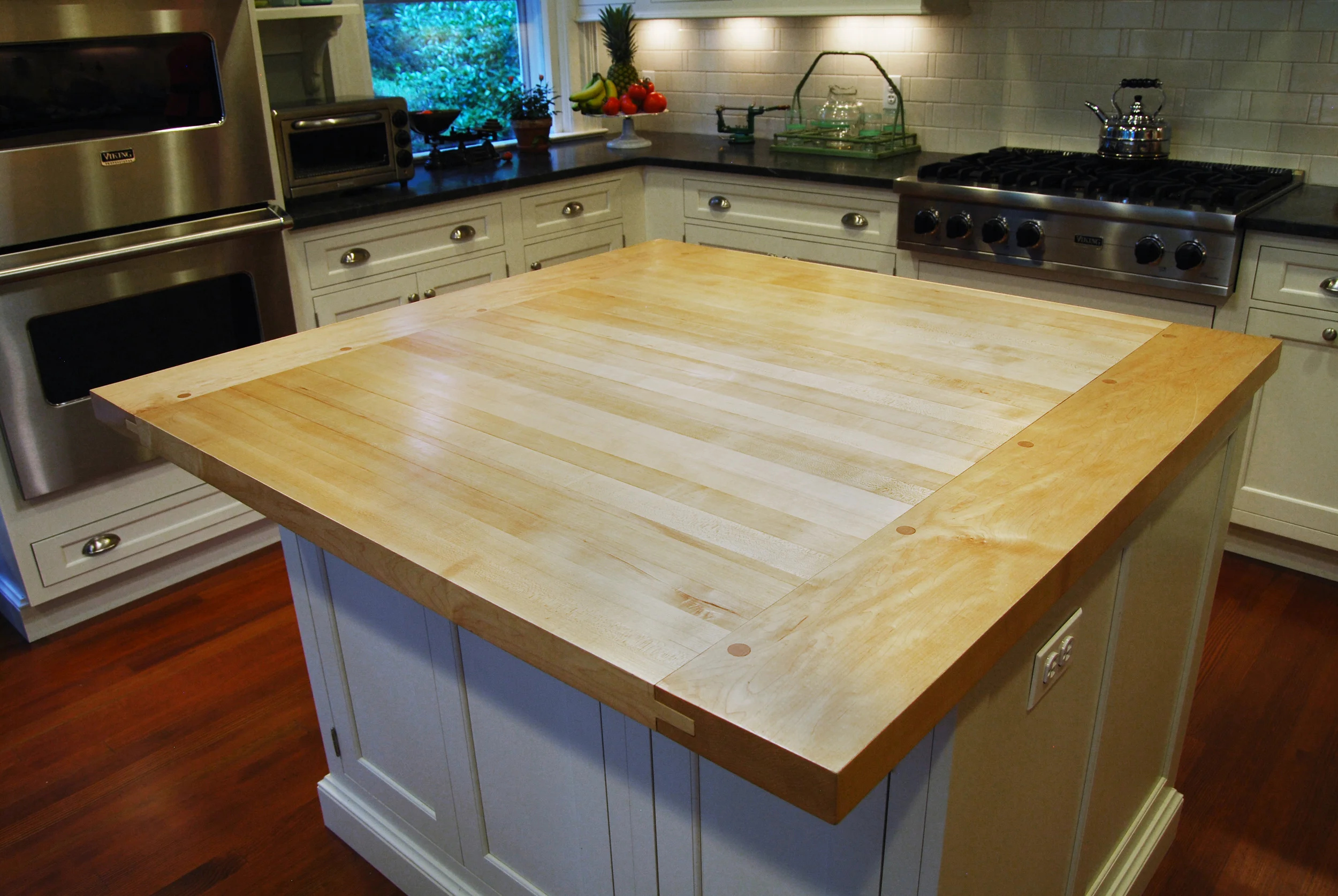 Breadboard Kitchen Island - hard maple