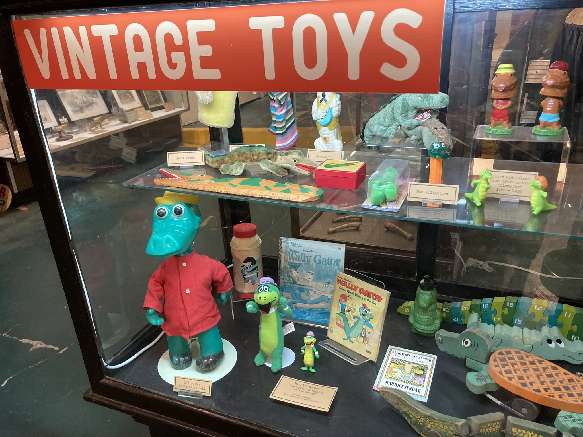 Little girls and boys learn about alligator awesomeness from an early age.