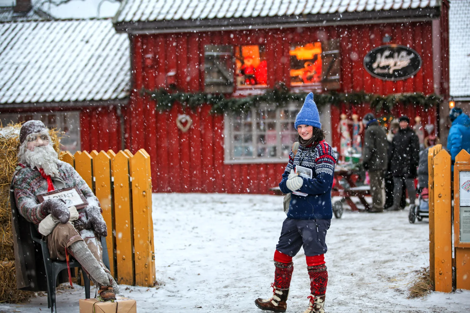 Vinter i Gamlebyen FANTASTISK ATMOSFÆRE JULEHANDEL