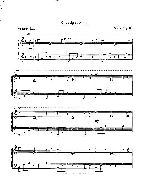 Page 1 0f 4 - Grandpa's Song