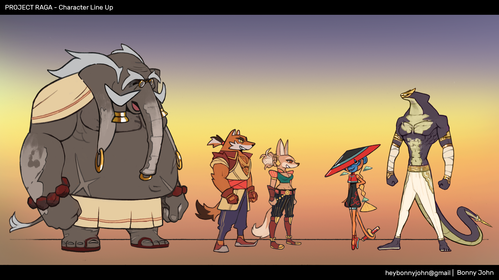 15 PR Project Raga Character Line Up.png