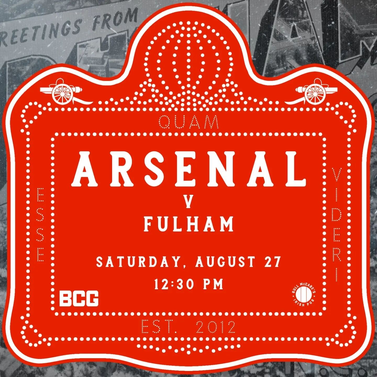 We're back for a home matchup with Fulham this Saturday, come on by @bullmccabesdnc and see stop #4 on our soon to be 38-0-0 season🤞!🔴⚪️