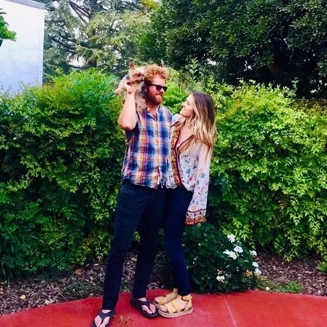 On Monday we had to lay our sweet girl to rest 💕 Tinker Belle was my ride or die.. She was by my side since I was a freshman in high school &amp; she made many moves with me after that.. Nashville after graduating college, Huntington Beach a few years later, then onto a tree farm, finally into our tiny house in the forest of Northern California where I got to spend all day with her in the studio. She was a special girl and the best road trip warrior as she was with us on every trip and show we&rsquo;ve ever done she loved the &ldquo;van life&rdquo; plus she racked up some serious frequent flyer miles! The three of us grew up together, we were truly three peas in a pod. Life without her won&rsquo;t be the same, all we can do is take it day by day and be SO THANKFUL for how much happiness &amp; love she brought us over the past 17 years 💕