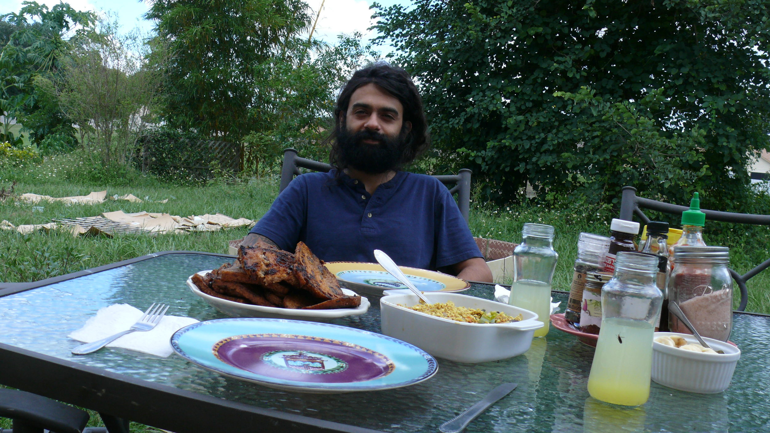 Sharing a special breakfast brunch for Diego's birthday, last year in Florida