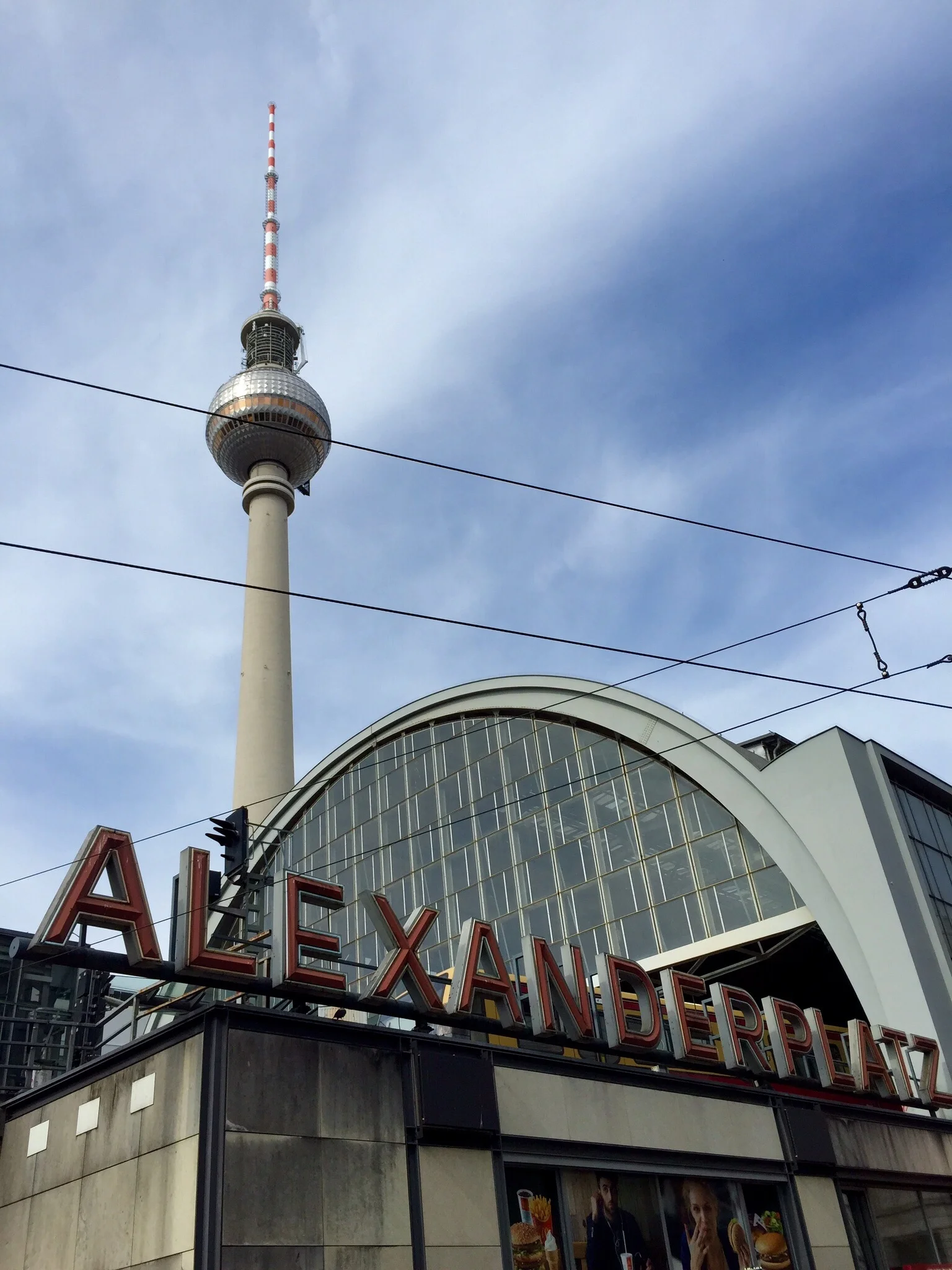 The TV Tower at Alexanderplatz.
