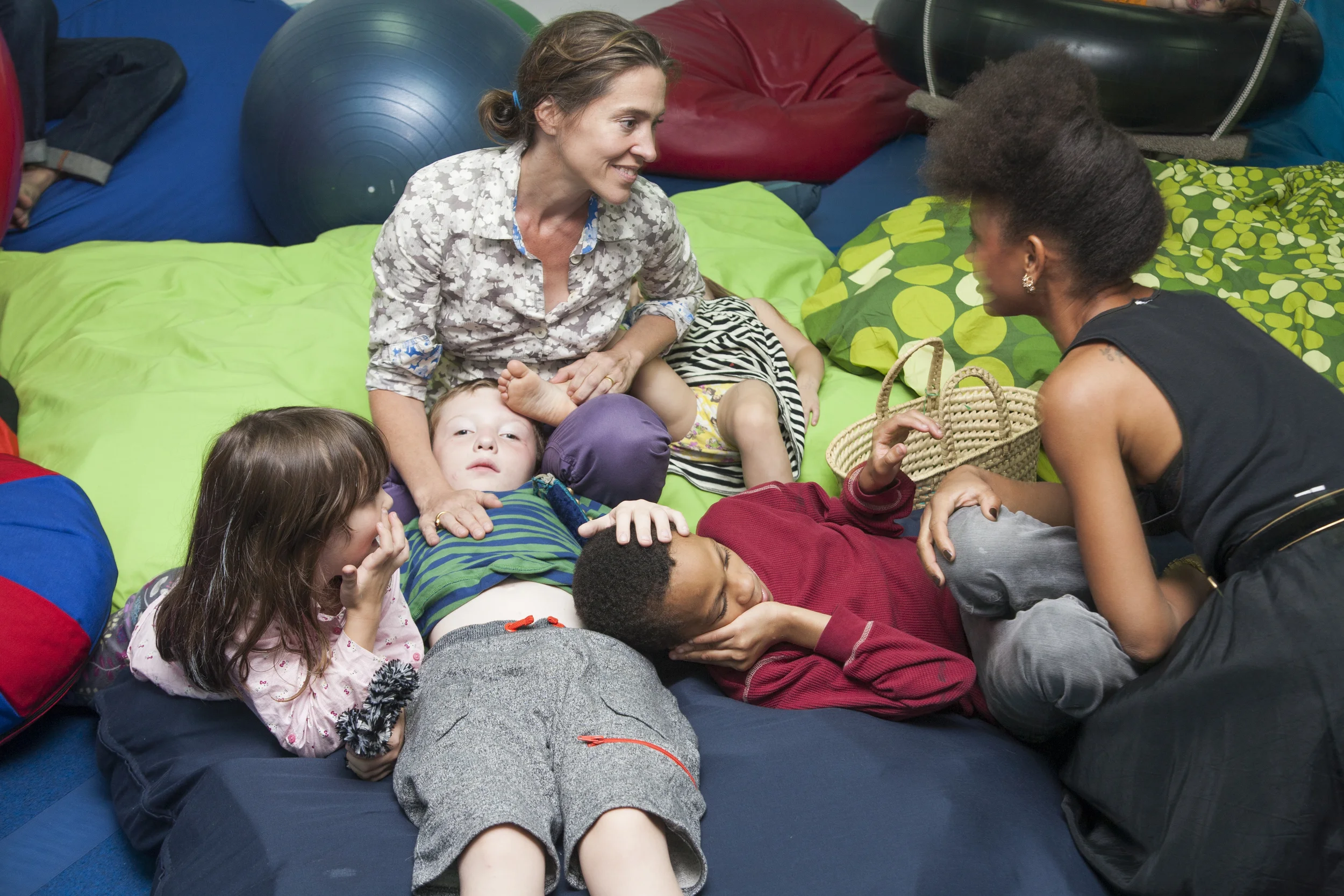    " My hands on Happy’s foot and Felix’s chest, Felix’s hand on Bashir’s head, Bashir’s hand reaching for his mother’s, which is curled around his knee.&nbsp; I remember Jamila and I talking, so caught up in our conversation that I wasn’t aware of h