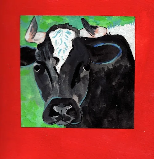 Gouache on watercolor paper