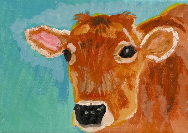 "Appleton Farms Jersey"   acrylic on canvas