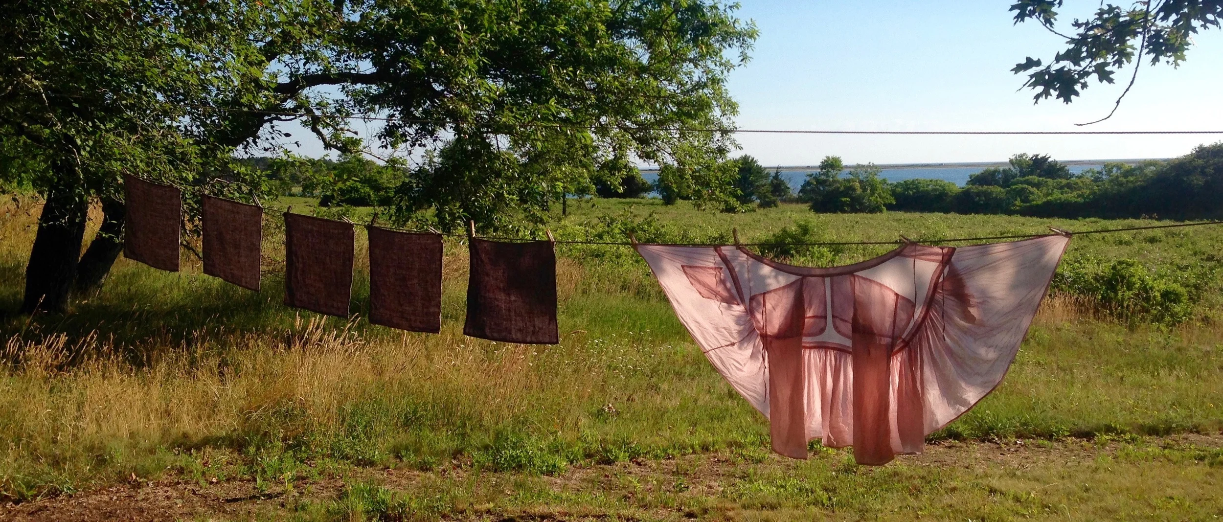 "Oh summer has clothed the earth In a cloak from the loom of the sun! And a mantle, too, of the skies' soft blue, And a belt where the river runs."