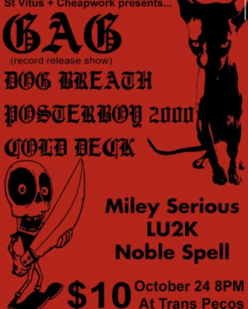 GAG RECORD RELEASE SHOW