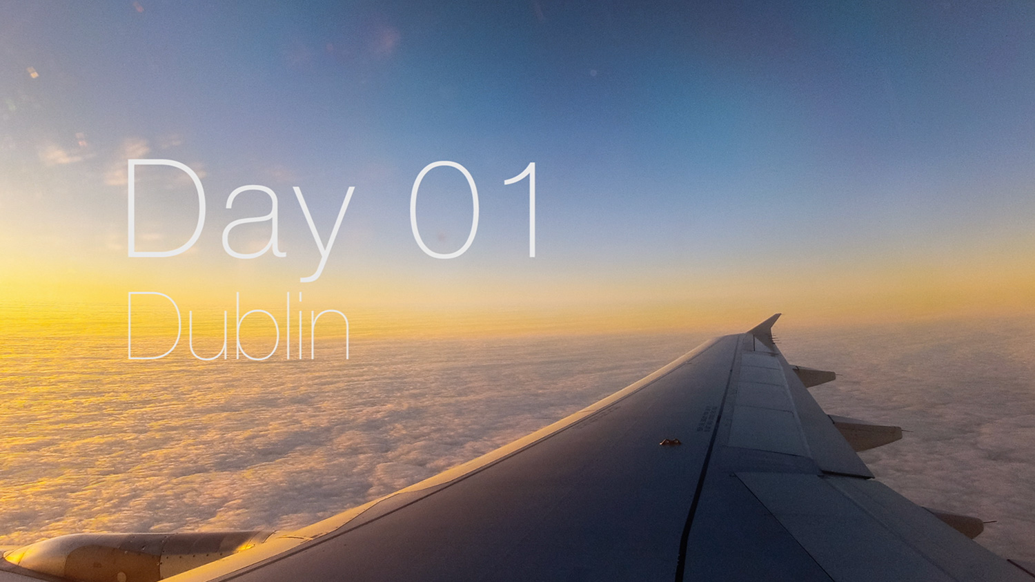 Plane window timelapse when flying to Dublin. GoPro 2 attached via a Gecko Suction Cup