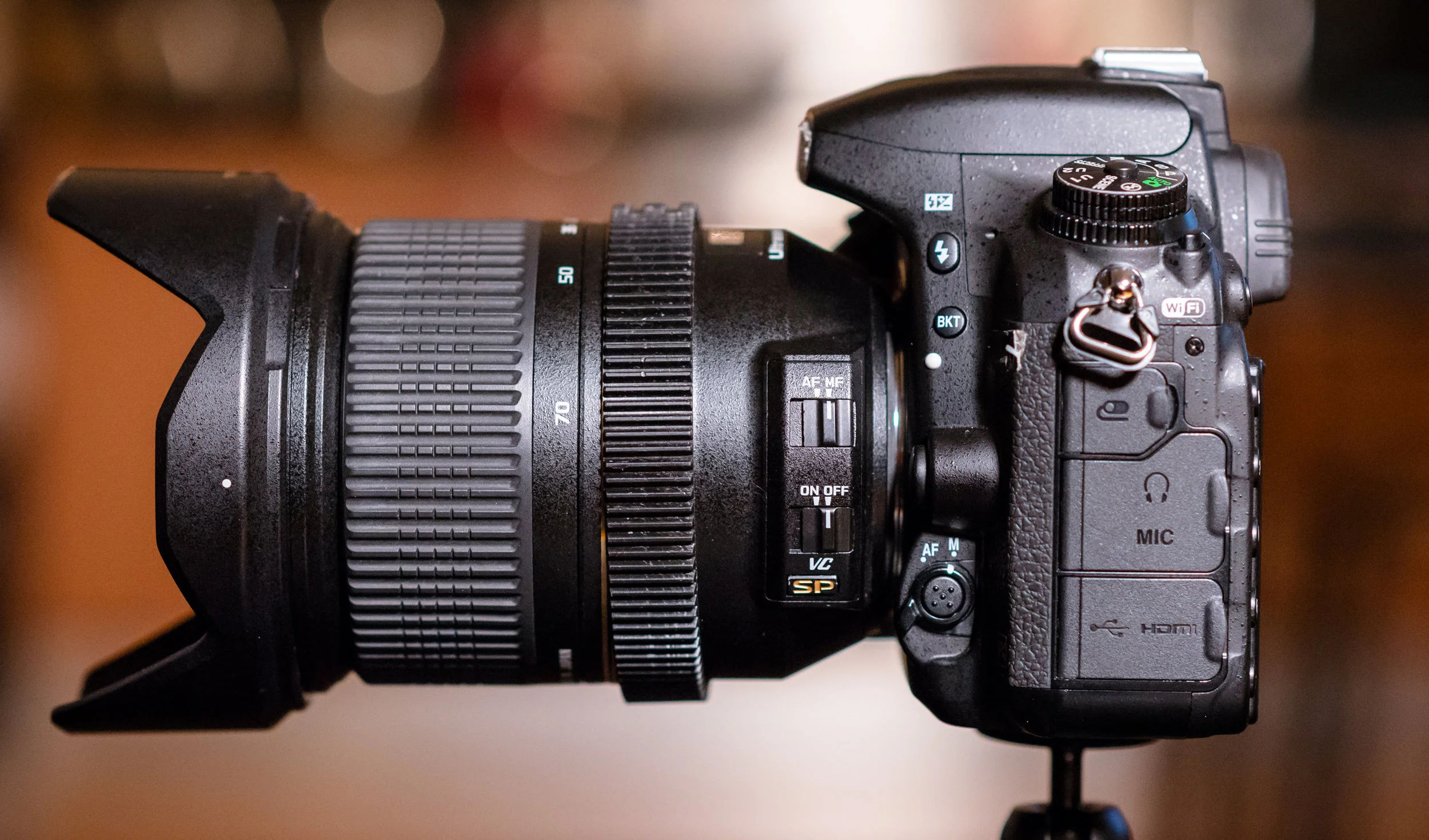 The Nikon D750 and the Tamron 24-70 2.8; both with auto-focus turned off, and the lens’s stabilisation also turned off
