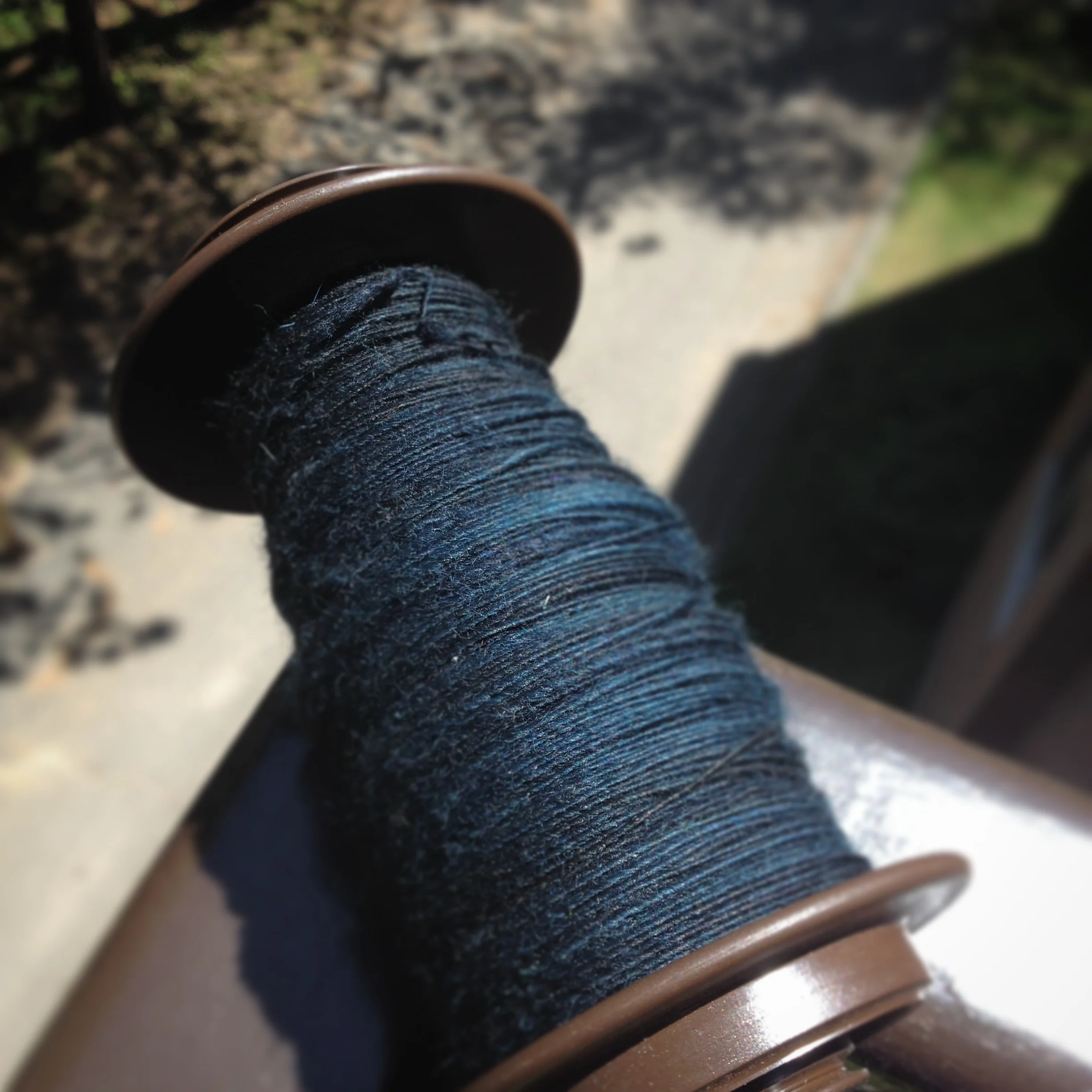 Then I spun the singles in Big Sound Squall (Georgian Bay Fibre Co.)