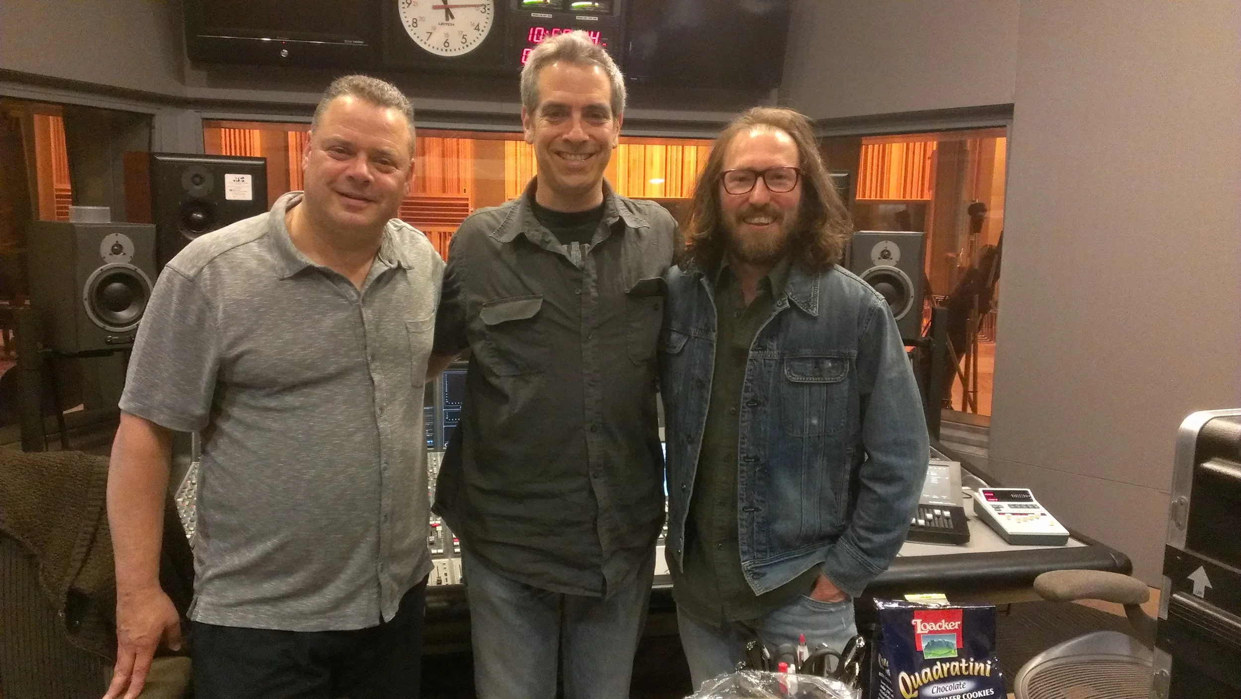 Composer, Eric Goldberg, The World's host, Marco Werman & Guitarist, Johnny Trama