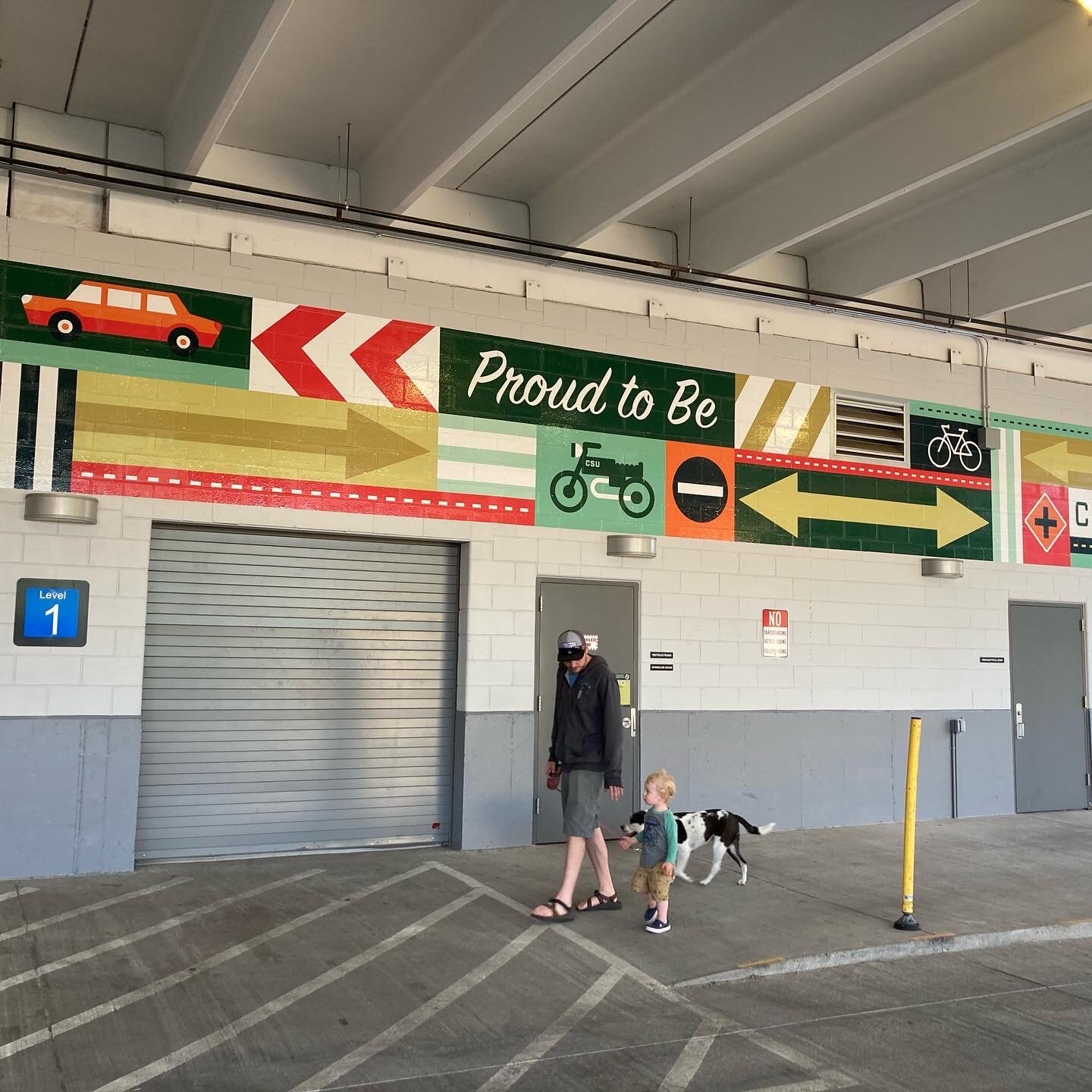 Parking Garage Mural Design for CSU