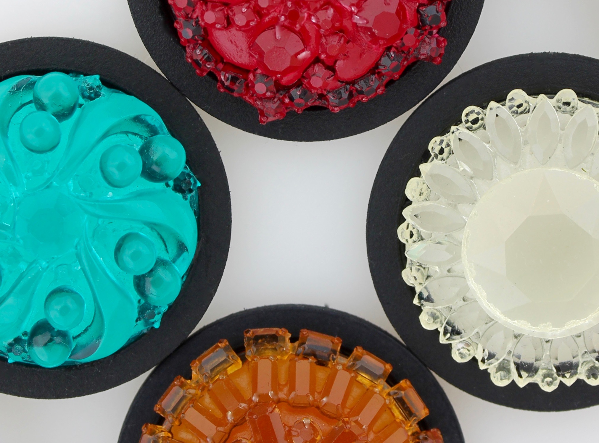 Brooch - ongoing series of cast resin pendants