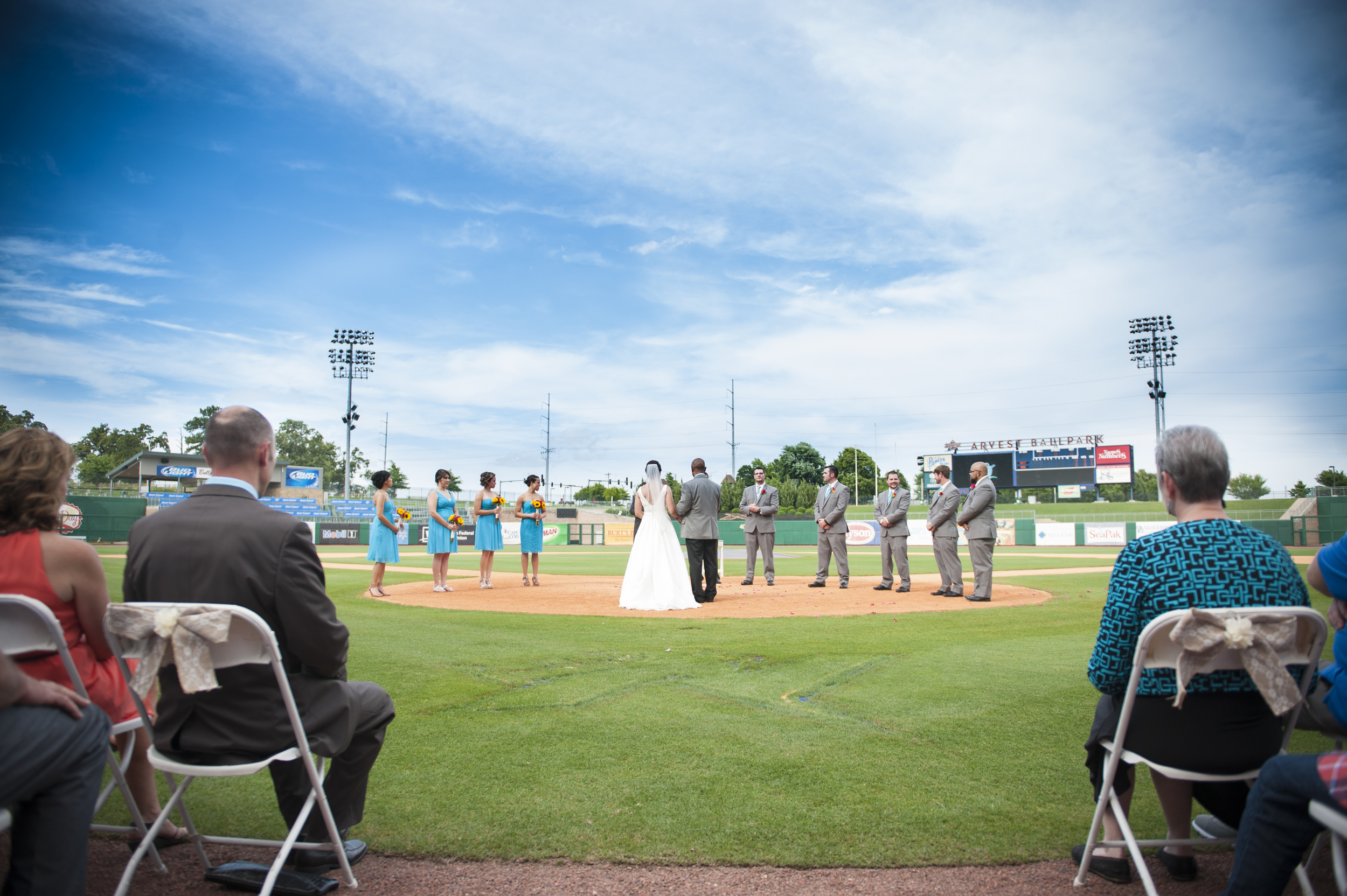 Who needs an alter or arch when you have a Home Plate?