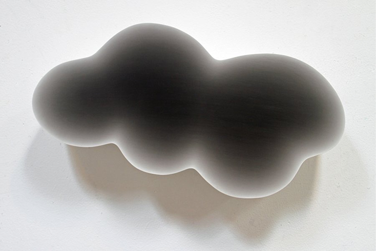 Dark cloud painting by contemporary artist, Ned Evans