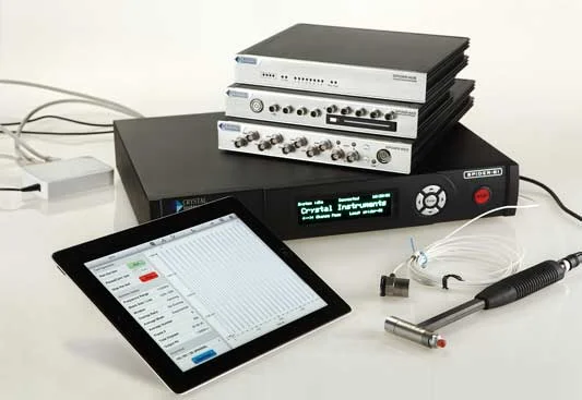 The iPad application version of EDM allows users to create a convenient, modular vibration testing system.
