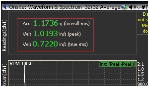 Figure 15: Onsite Measurement Display