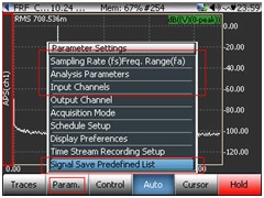Signal Save for Dynamic Signal Analyzer