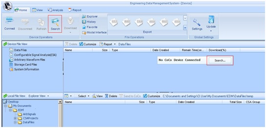 Dynamic Signal Analysis Mode Software