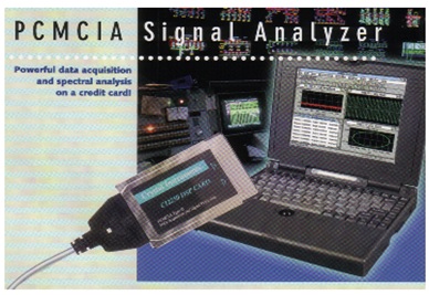 Figure 1. The World’s Smallest Dynamic Signal Analyzer released in 1995. It is probably the first product using sigma-delta converters in this industry.