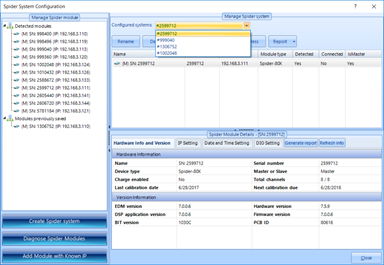 Figure 12. Create Spider Systems for MSC