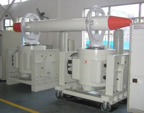 Figure 1. Vertical dual shaker testing system
