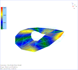 Modal Analysis of Disc Brake Rotor using EDM Modal